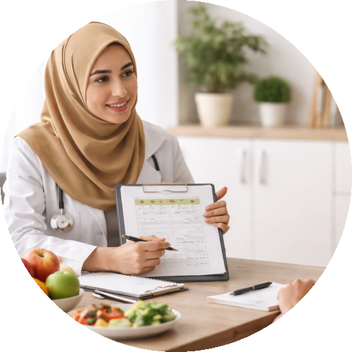 مشاوره تغذیه و رژیم درمانی